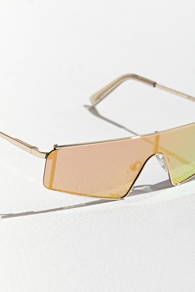 Le Specs Cyberframe Rectangle Sunglasses  #3