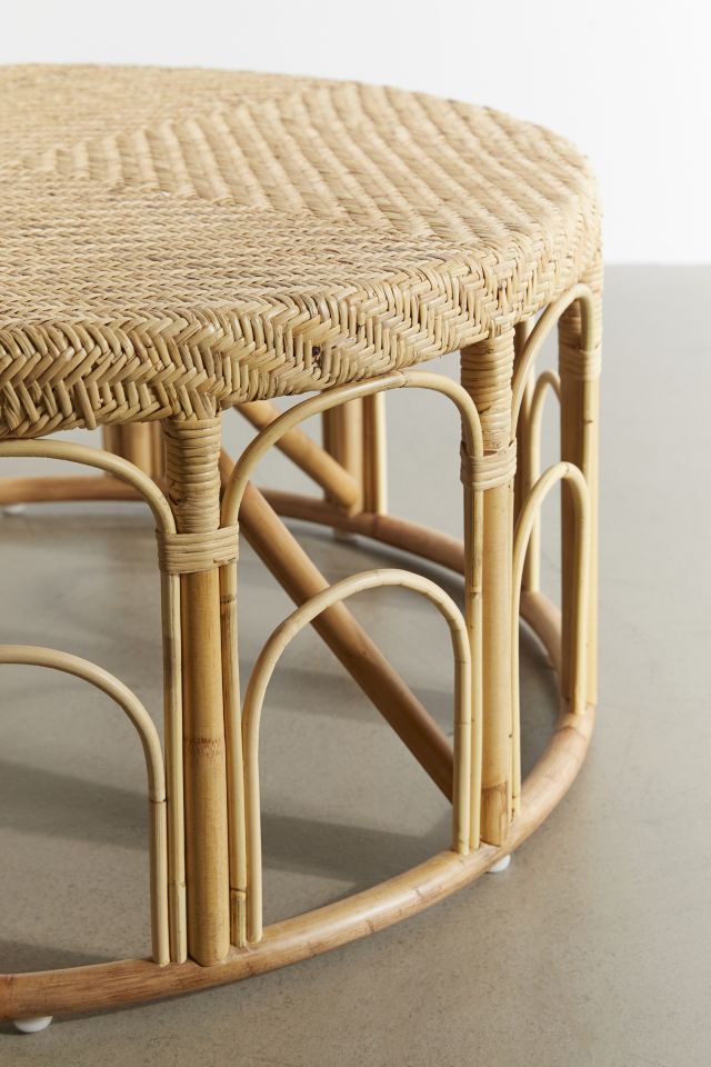 Lulu Rattan Coffee Table #1
