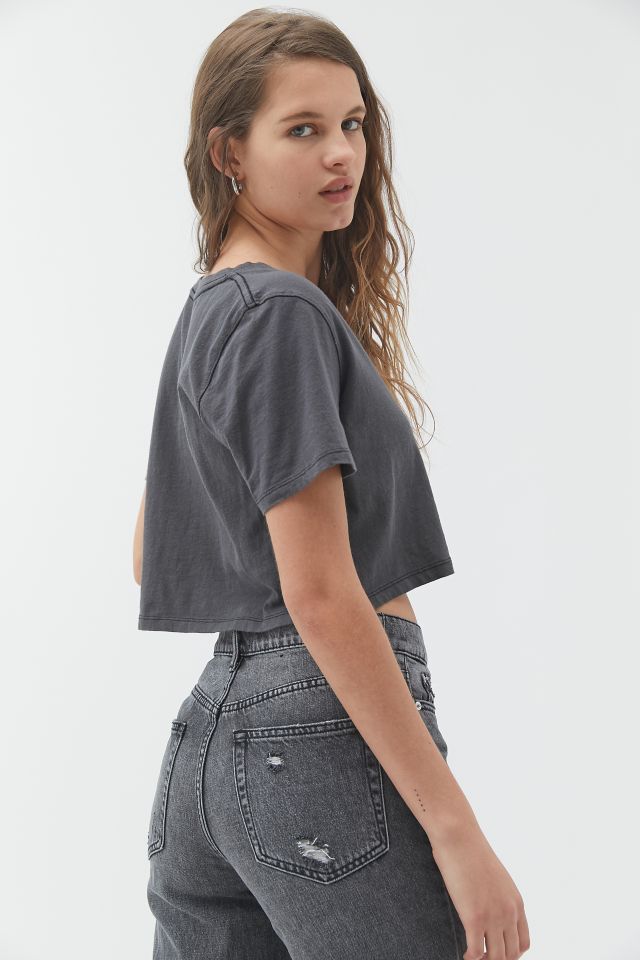 BDG Arcadian Notch Neck Cropped Tee #1