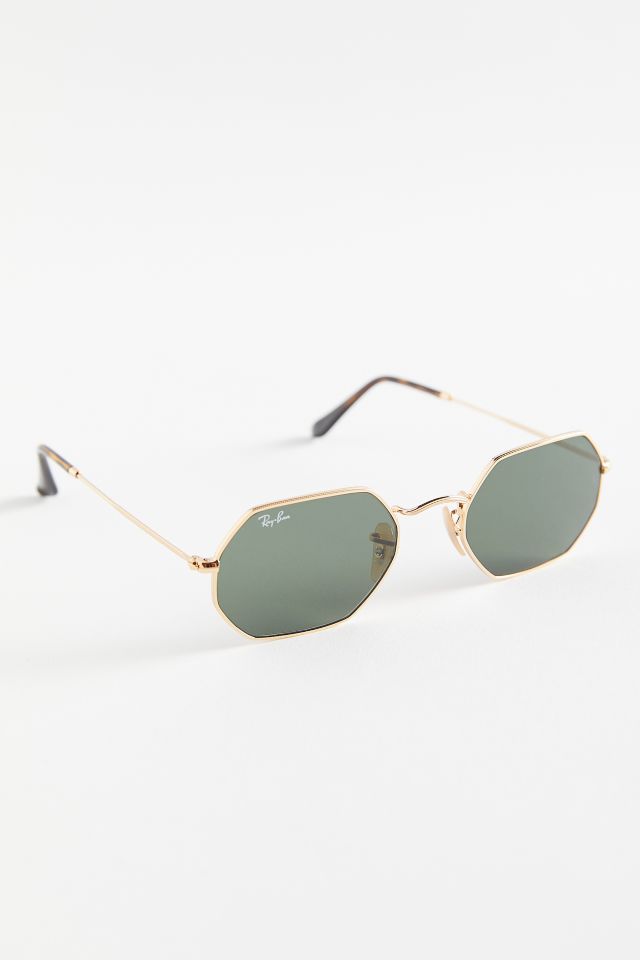 OCTAGONAL CLASSIC Sunglasses in Gold and Green - RB3556N