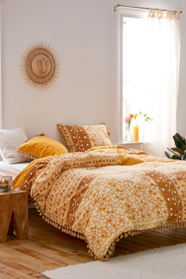 Urban Outfitters Jovita Tassel Duvet popular Cov