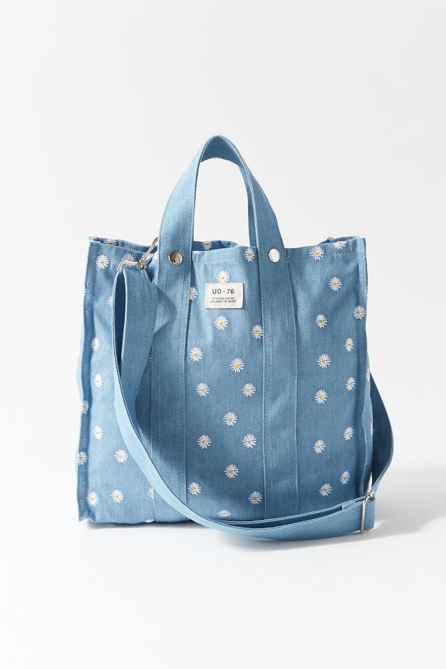 UO Embroidered Canvas Tote Bag #1