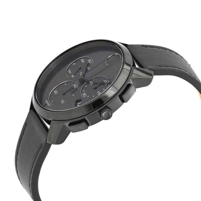 Movado Bold Thin Chronograph Quartz Black Dial Men's Watch 3600632 #1
