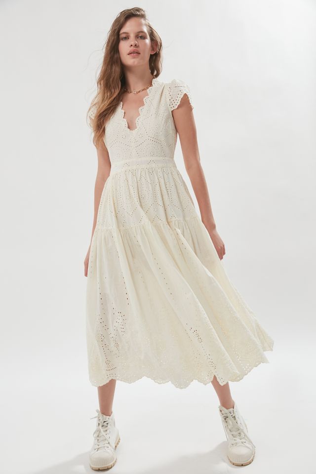 Urban outfitters hotsell white eyelet dress