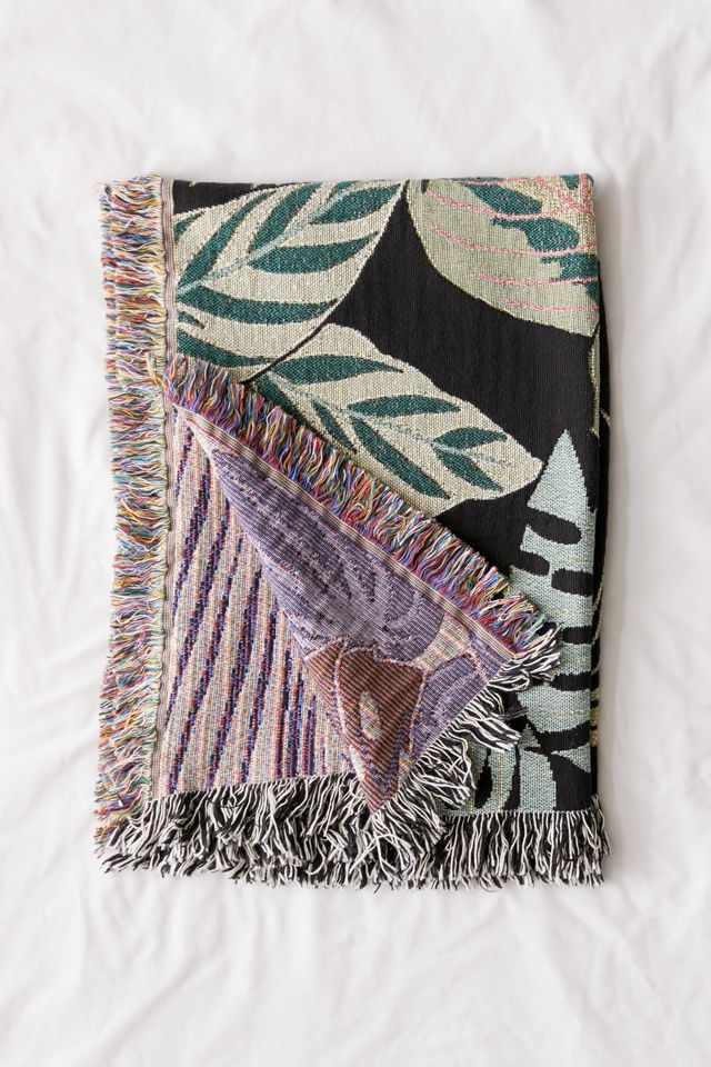 Valley Cruise Press Plant Lover Woven Throw Blanket #1