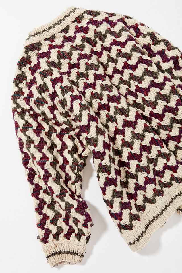 Vintage Zig-Zag Pattern Cardigan | Urban Outfitters