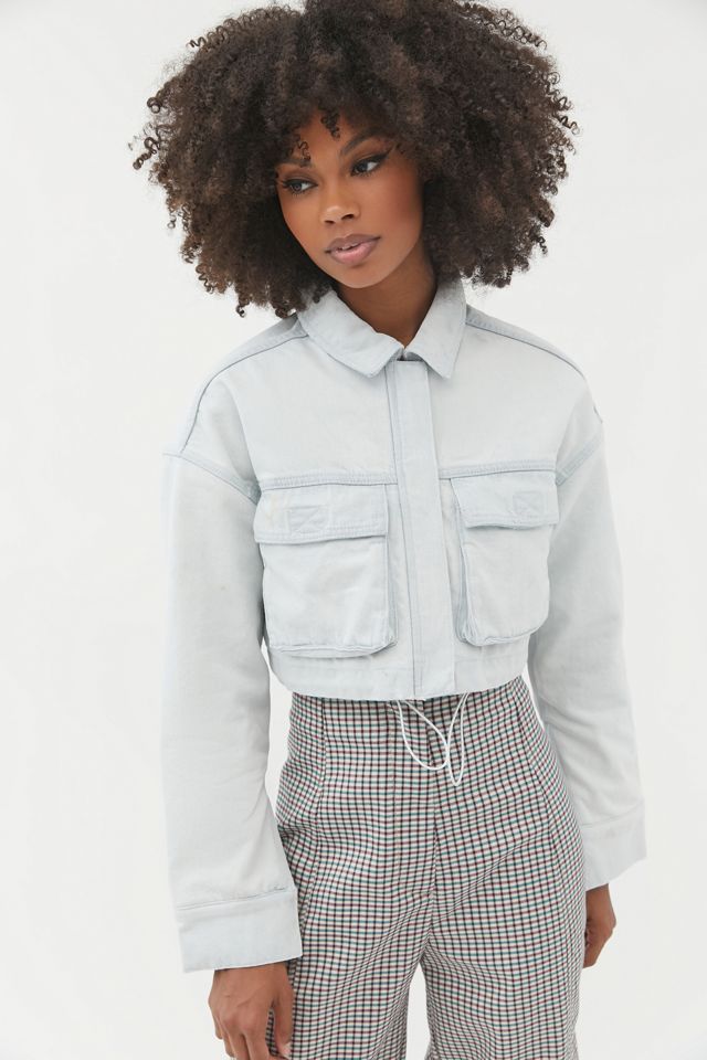 BDG Denim Cropped Utility Jacket #3