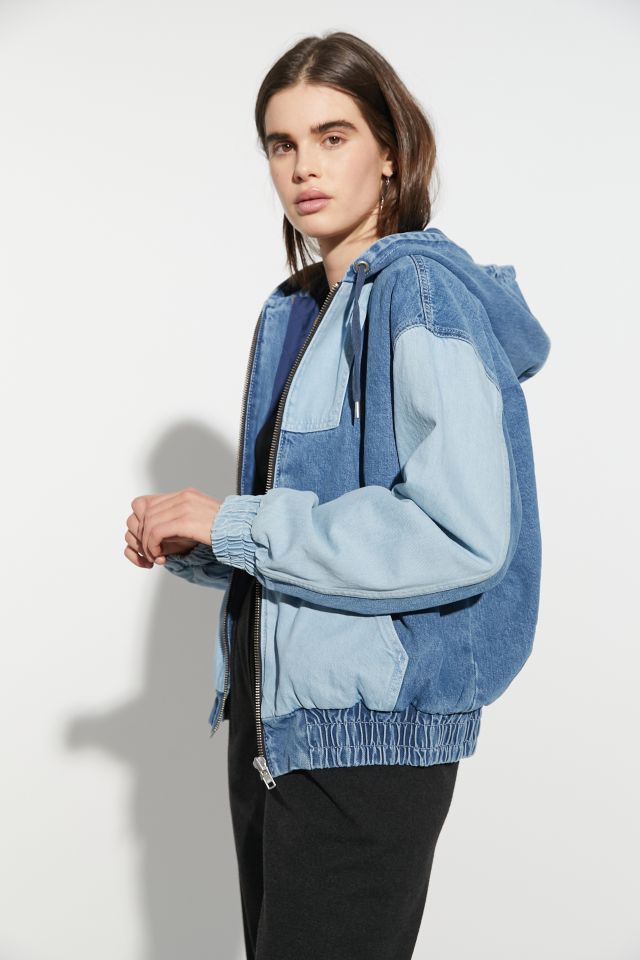 BDG Colorblock Denim Skate Jacket  Jackets, Outerwear women, Fashion