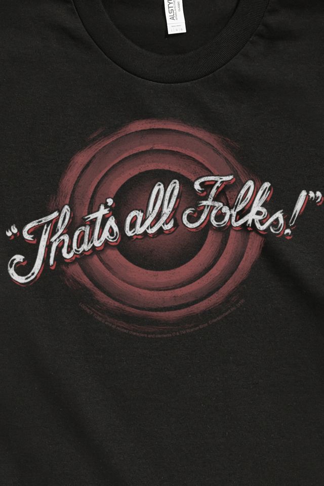 Looney Tunes That's All Folks Tee #1