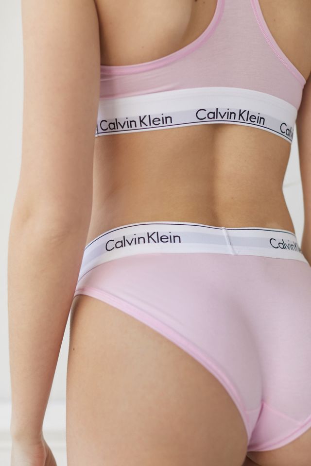 Calvin Klein Ck96 Modern Cotton Bikini In Black At Urban Outfitters