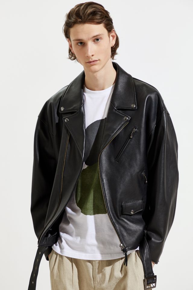 Monkey Time Rider Leather Jacket | Urban Outfitters