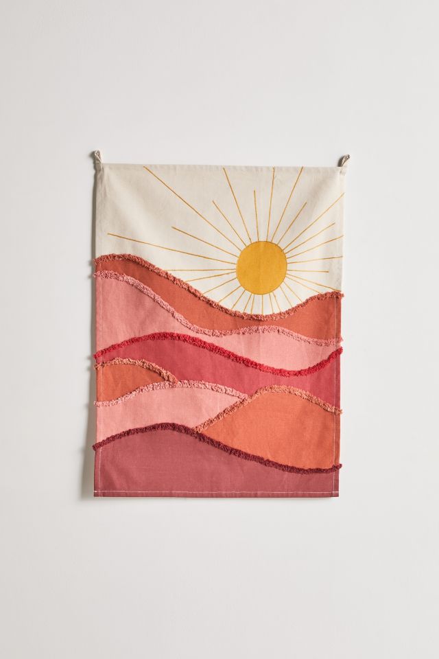 Sunrise Tufted Landscape Tapestry