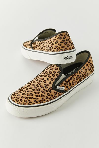 mini leopard vans slip on