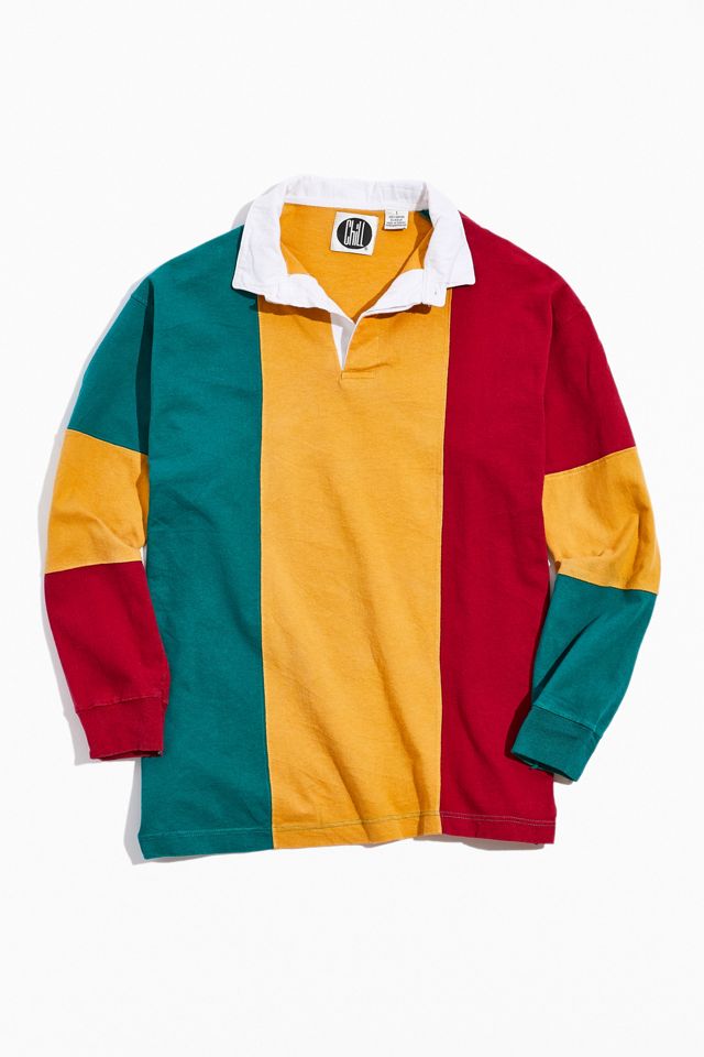 Chemise Rugby Union Gloucester Années 90 - Coton Traders - Taille M (État Correct)
