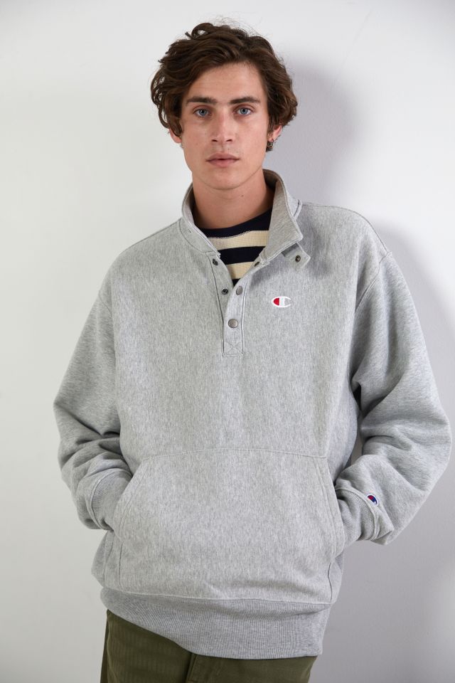 Champion Reverse Weave Quarter-Snap Pullover Sweatshirt