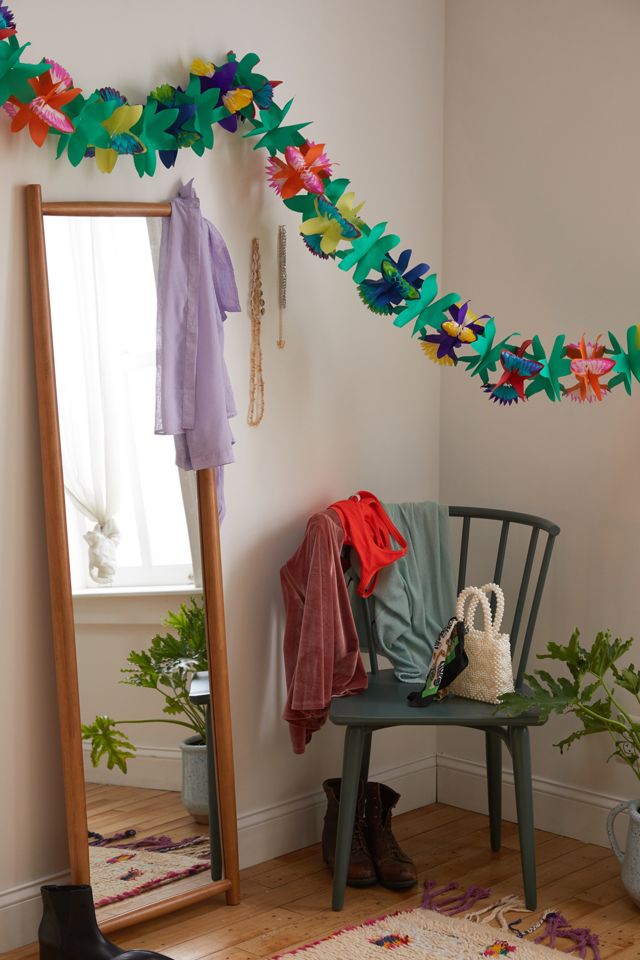 Tropical Flower Garland Urban Outfitters