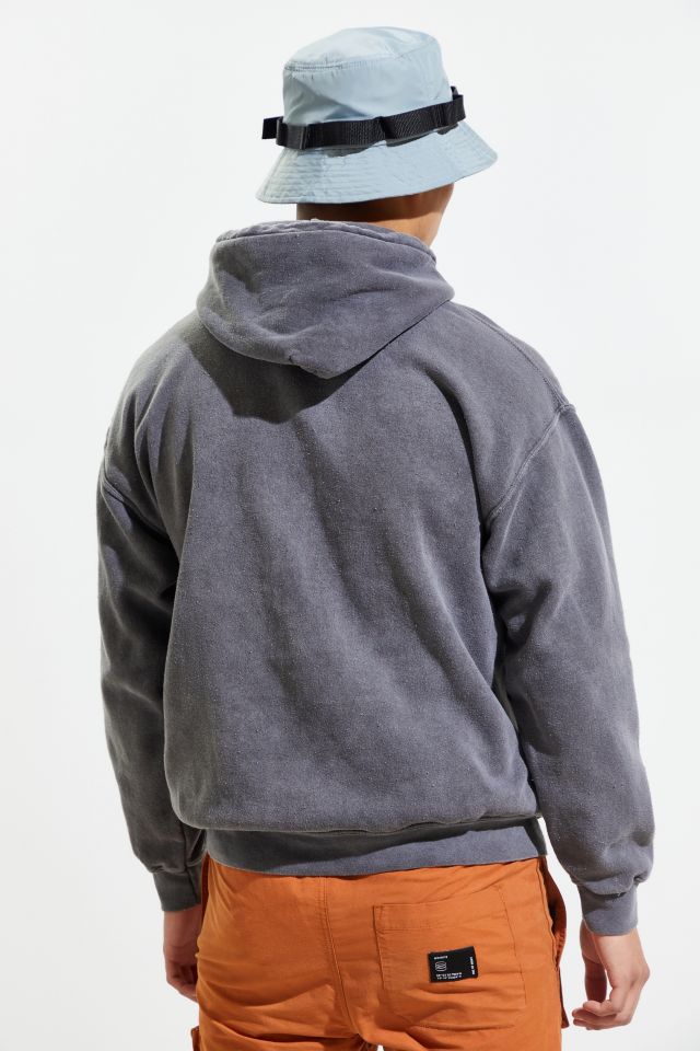 iets frans… Overdyed Hoodie Sweatshirt  #4