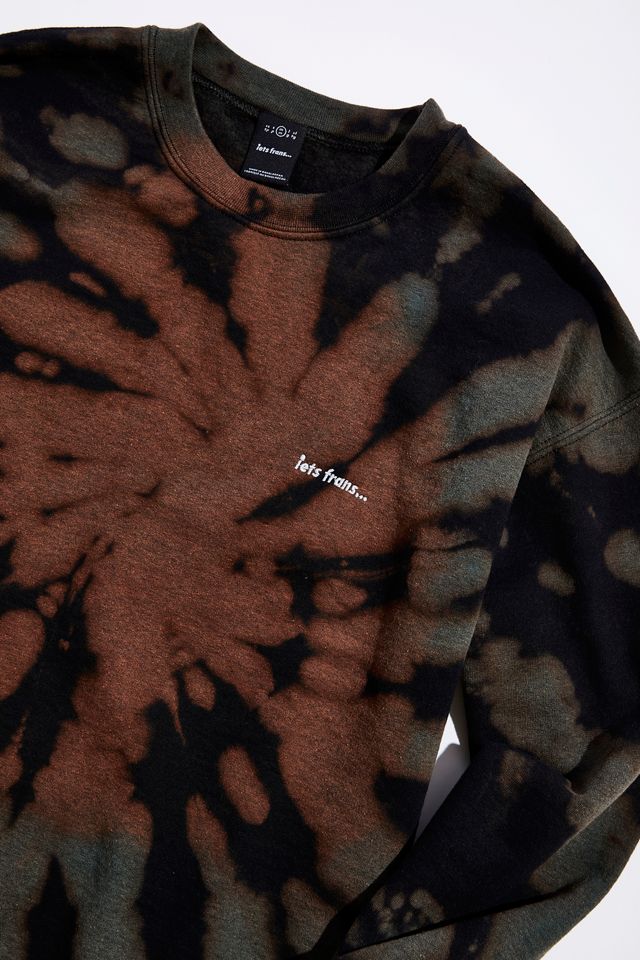 iets frans… Tie-Dye Crew Neck Sweatshirt #1