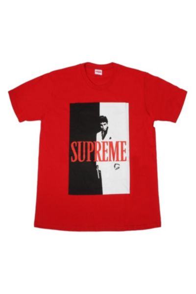 Supreme Scarface Split Tee Black Men's - FW17 - US