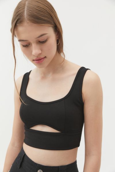 UO Bobbie Cutout Cropped Tank Top