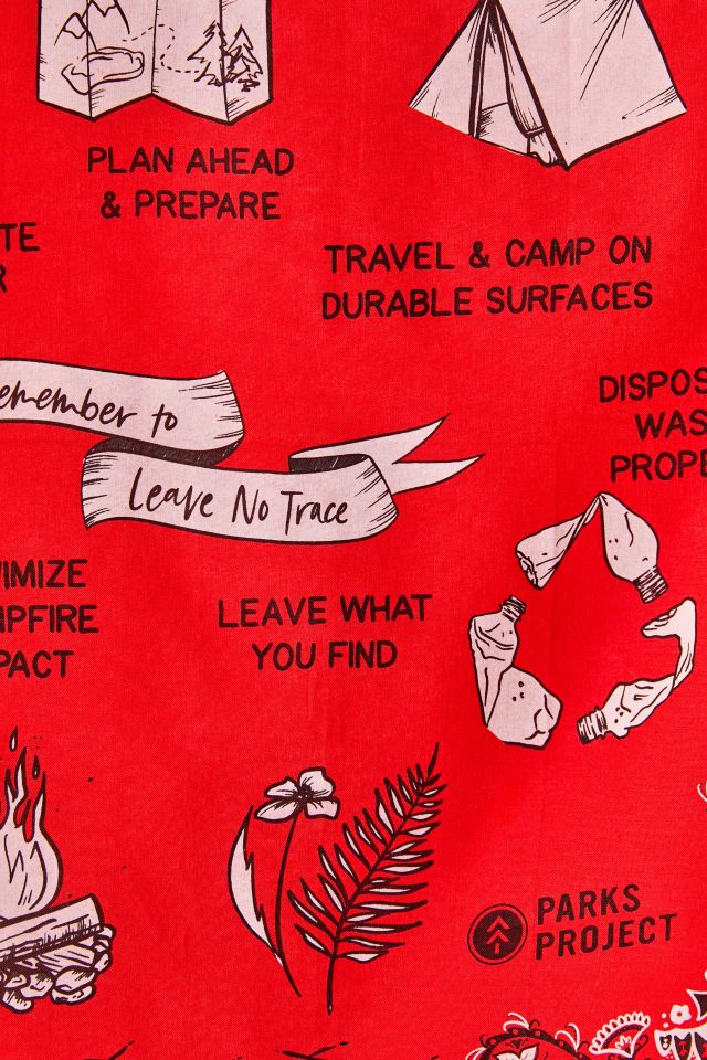 Parks Project Leave No Trace Bandana Flag Tapestry #2