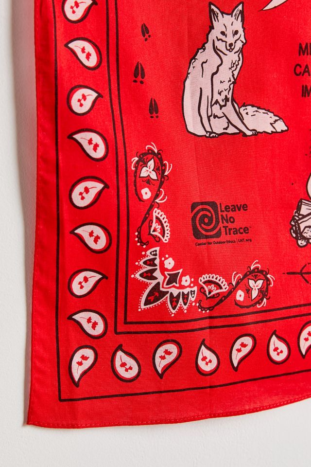 Parks Project Leave No Trace Bandana Flag Tapestry #3