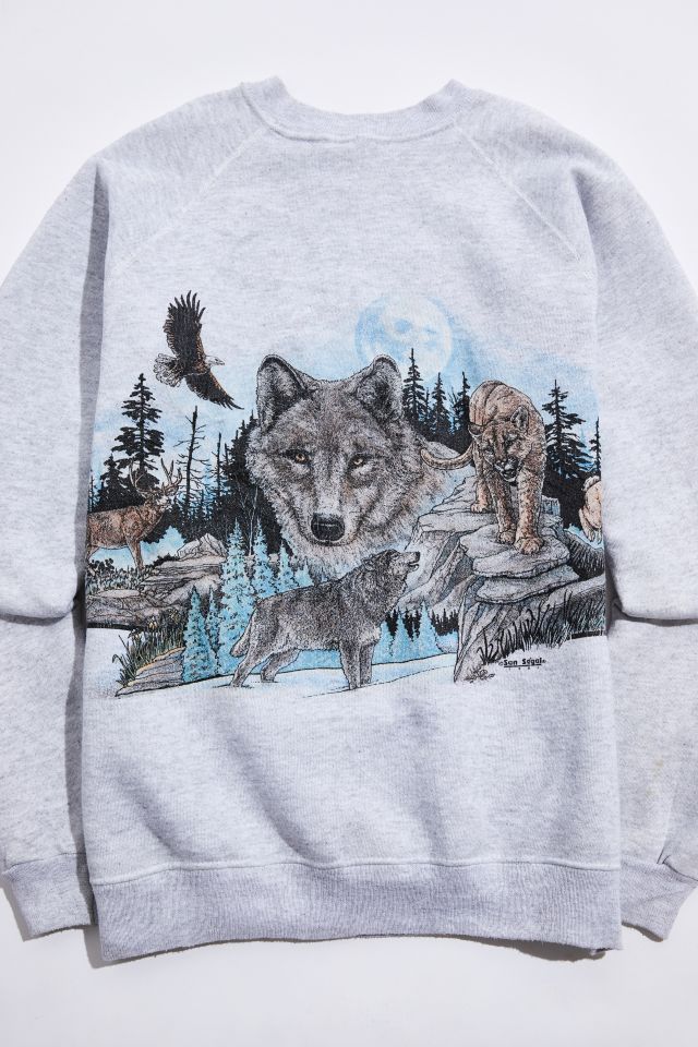 Vintage Smoky Mountain Crew Neck Sweatshirt