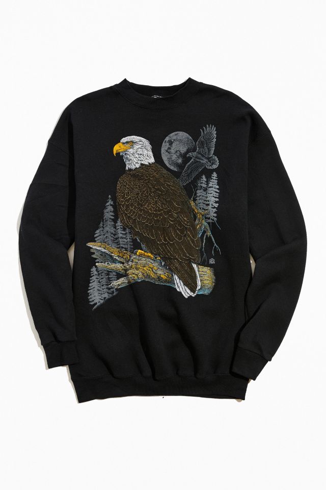 90s Bald Eagle Sweatshirt - Men's Large – Flying Apple Vintage