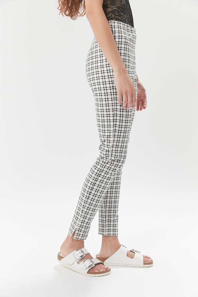 Urban outfitters black and white store checkered pants