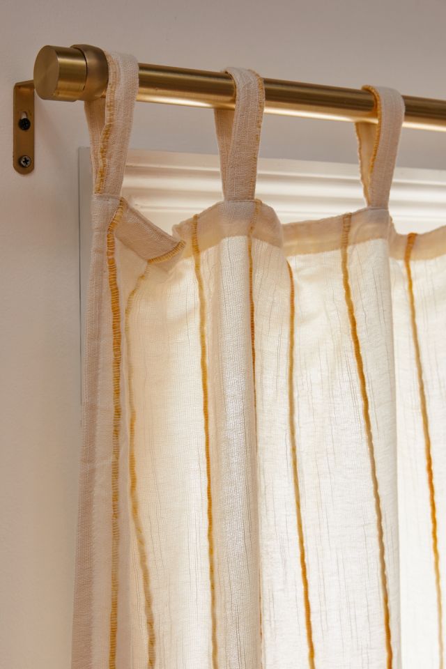 Ziggy Woven Striped Window Panel #2