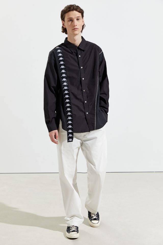 JieDa X Kappa Switching Button-Down Shirt  #1