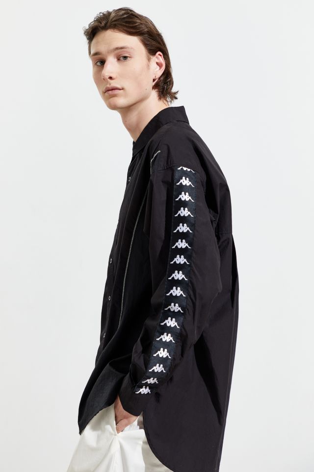 JieDa X Kappa Switching Button-Down Shirt  #2