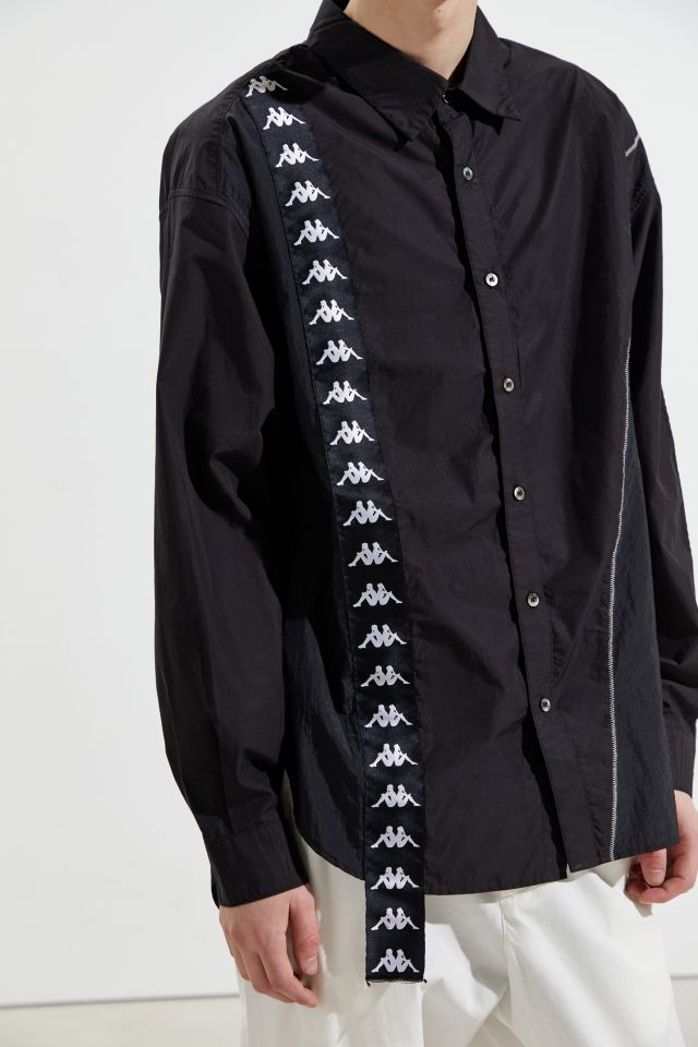 JieDa X Kappa Switching Button-Down Shirt  #5