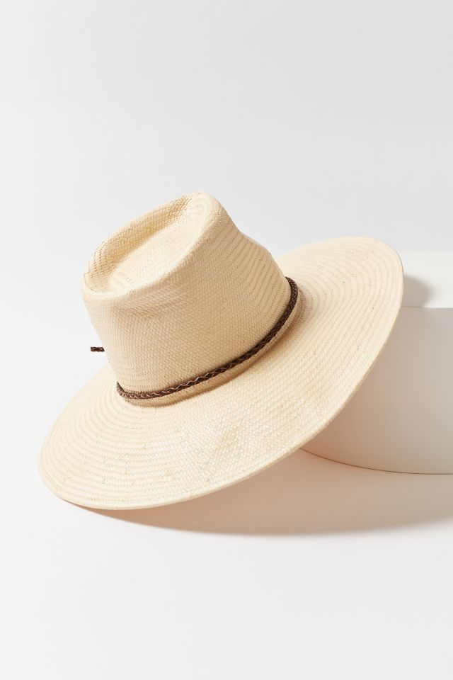 Brixton Jenkins Straw Fedora Urban Outfitters
