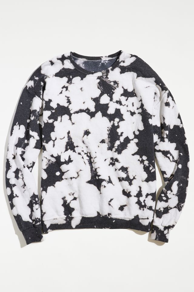 Urban Renewal Remade Monochrome Tie Dye Crew Neck Sweatshirt