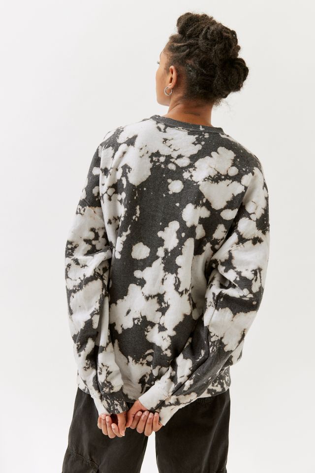 Urban Renewal Remade Monochrome Tie-Dye Crew Neck Sweatshirt