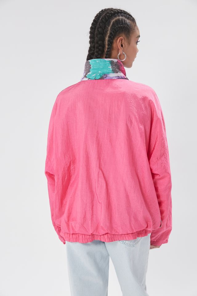 Urban Renewal Vintage Printed Windbreaker Jacket   #3