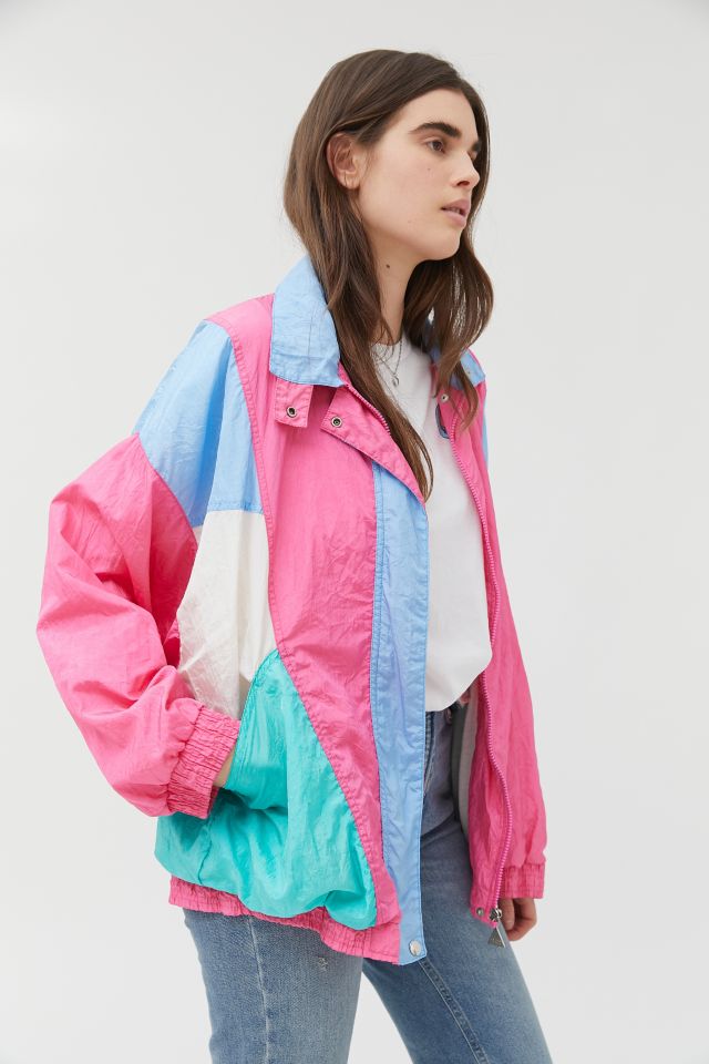 Urban Renewal Vintage Colorblock Windbreaker Jacket | Urban Outfitters