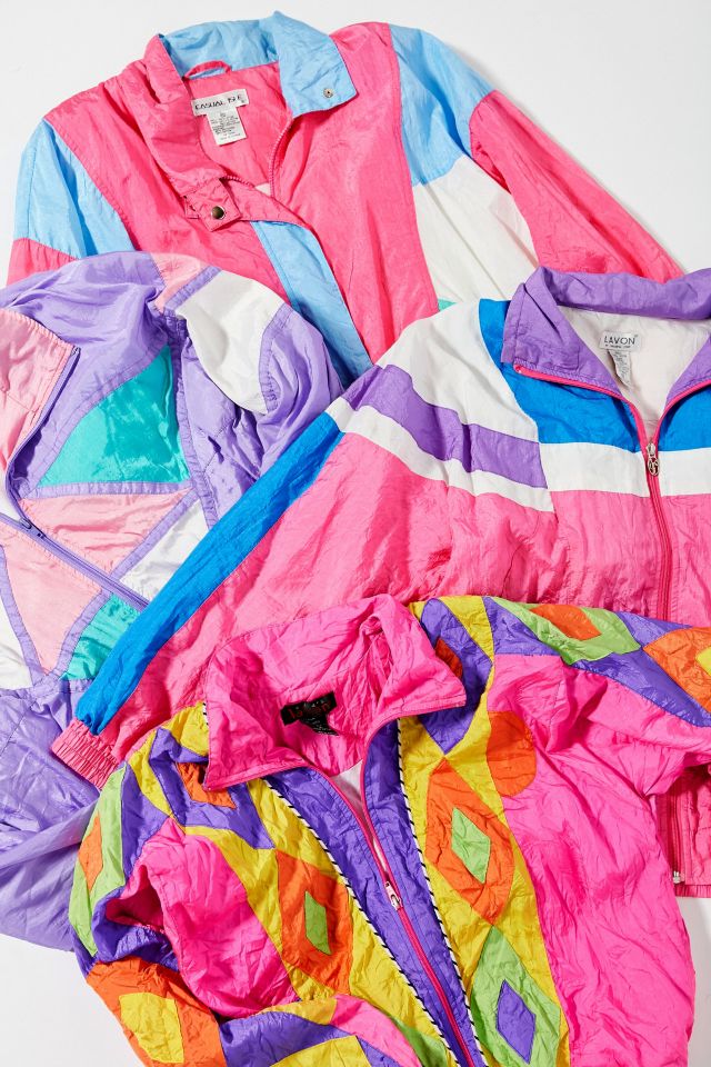 Urban Renewal Vintage Colorblock Windbreaker Jacket   #1