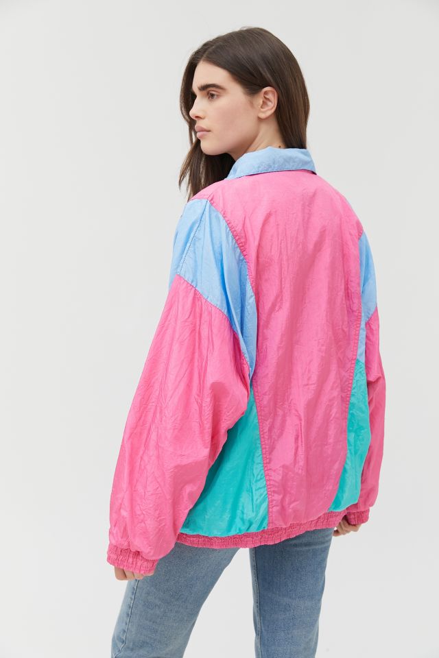 Urban Renewal Vintage Colorblock Windbreaker Jacket   #2