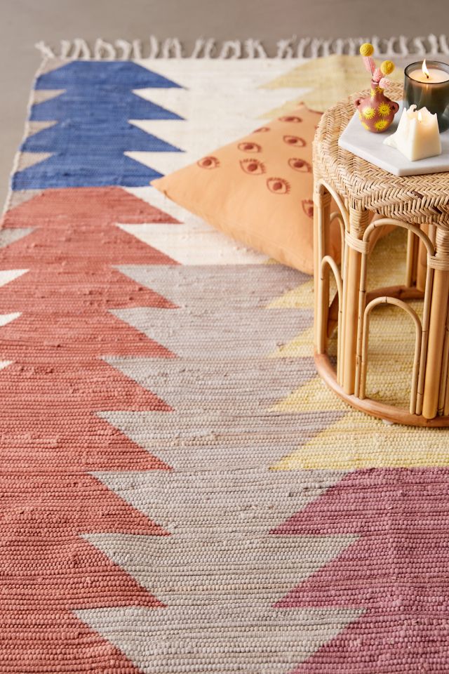 Tapis en Chiffon Géométrique Lowell #1