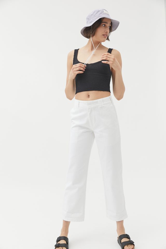 ÉTERNE SSENSE Exclusive Crop Rib Tank Top