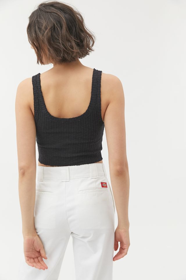 UO Ribbed Cropped Tank Top #3