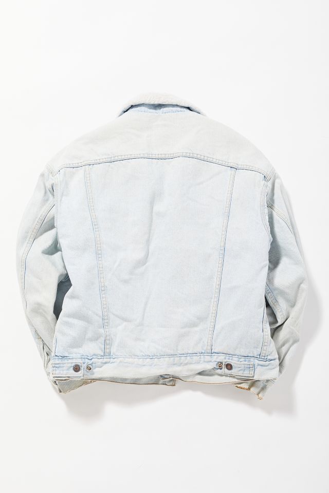 Vintage Levi’s Sherpa Lined Light Wash Denim Jacket  #2