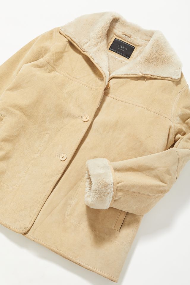 Vintage Longline Suede Coat   #1