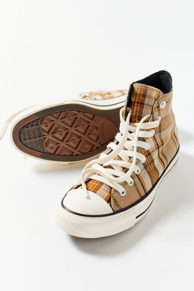Converse plaid sneakers hotsell