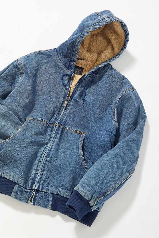 XLARGE×Lee OVERDYED DENIM HOODED JACKET XLARGE（エクストララージ）の「Lee OVERDYED DENIM HOODED