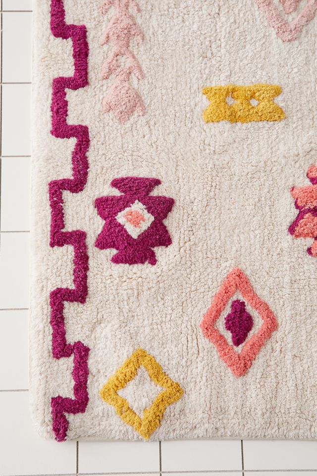 Kyle Geo Runner Bath Mat Urban Outfitters