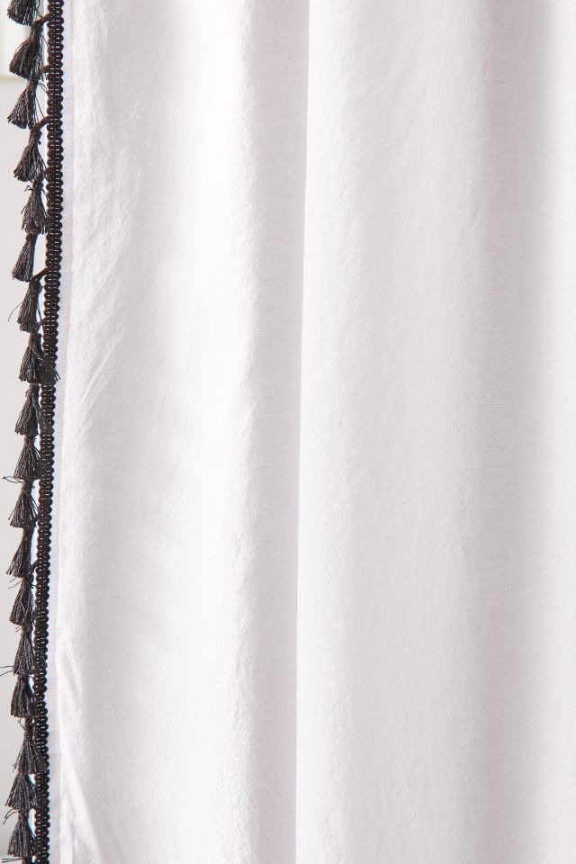 Allie Tassel Shower Curtain #1