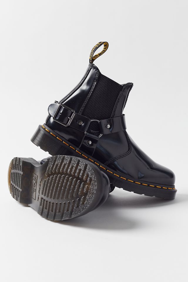 靴 Dr.Martens Wincox UK5 Dr. Martens Wincox Chelsea Ankle Boots Black New In Box Size